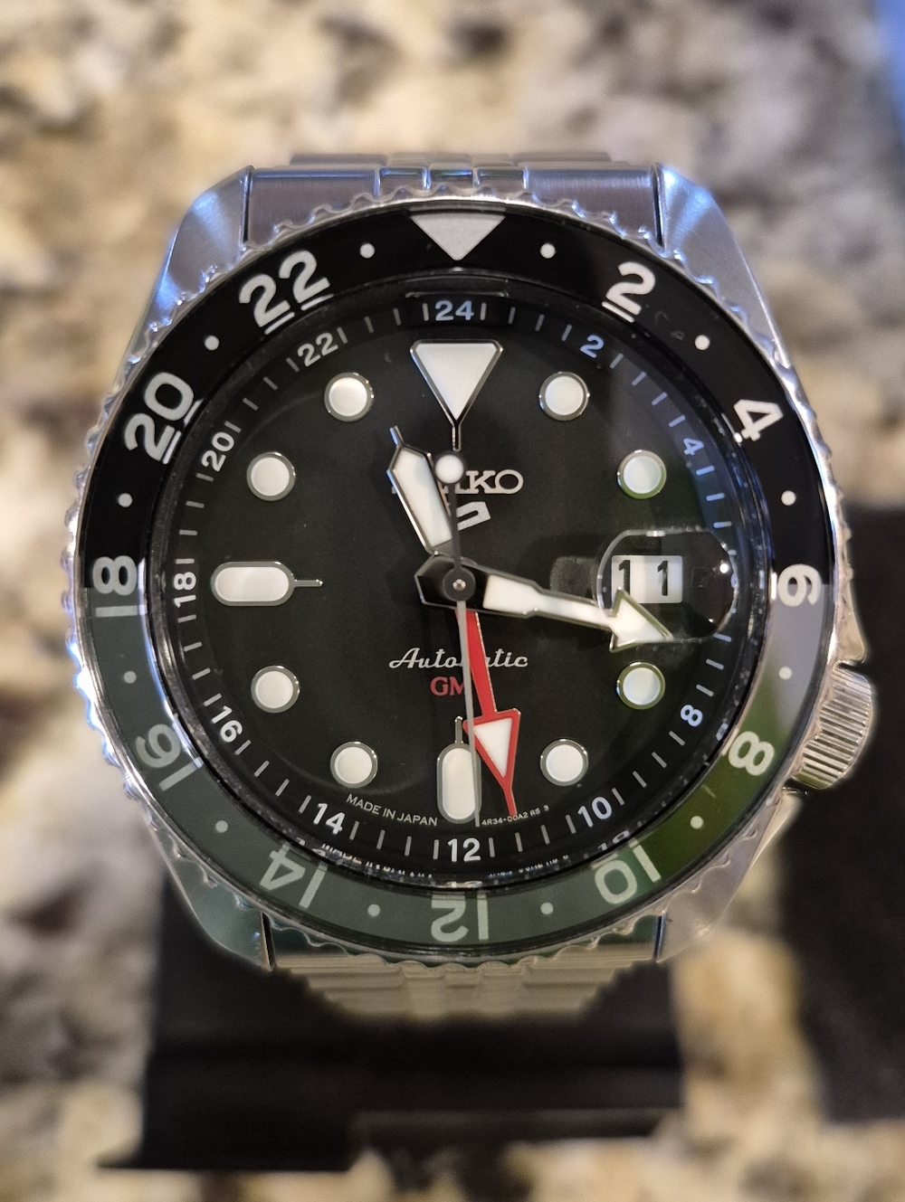 Seiko SSK001 GMT Automatic Watch